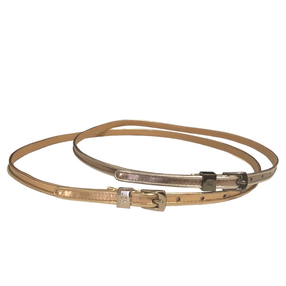 New York & Company Belts, Set of 2, Size Medium